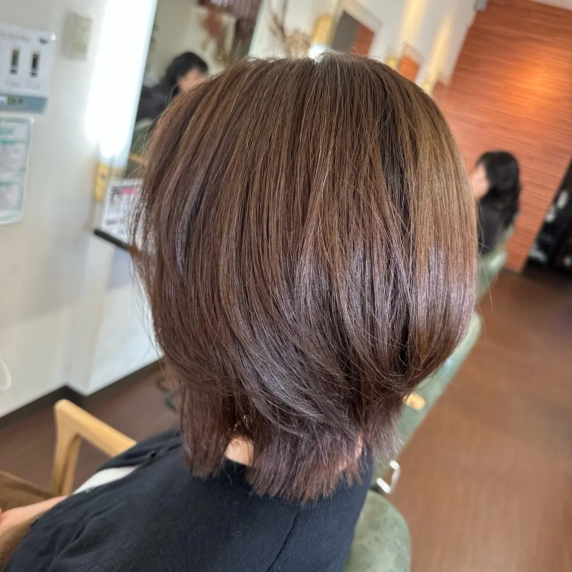ミディアム カラー カット ヘアカラー 💜推しインナー カラー/菊池柊真💜のヘアスタイル