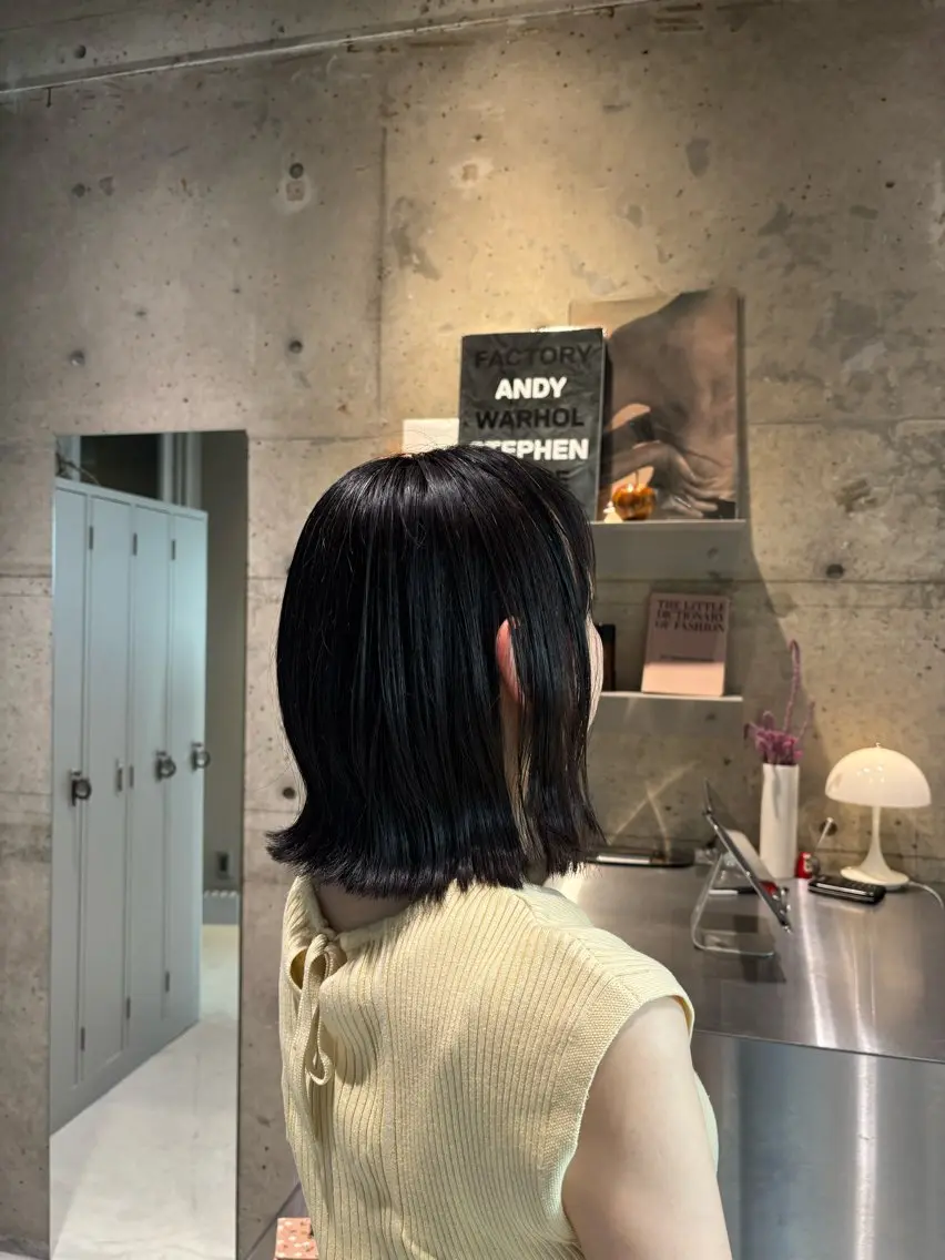 ミディアム カット 艶髪🫧 Suzunaのヘアスタイル