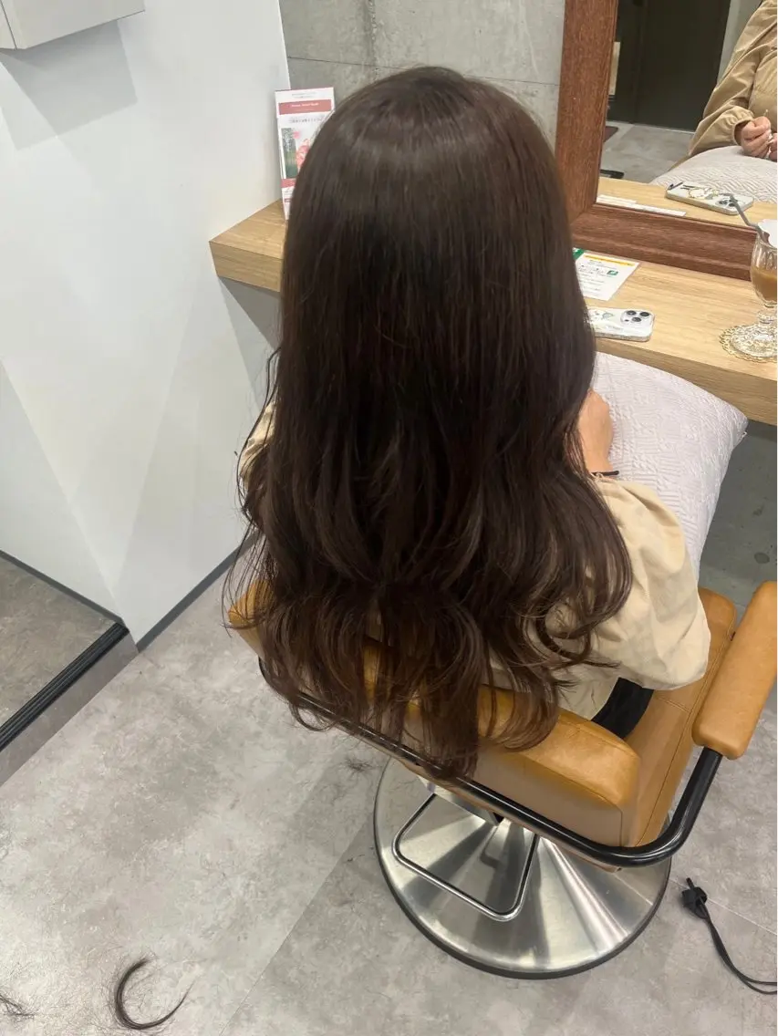 ロング ロングレイヤー レイヤーカット ロング mai/天神美容室 【丸みショート】のヘアスタイル