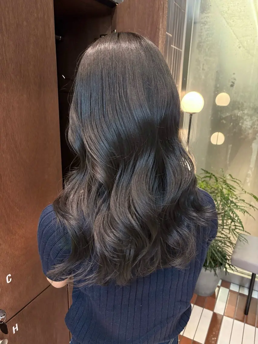 ワンカラー ＋ 𝗔𝘂𝗷𝘂𝗮トリートメント💆‍♀️‪‪🤍𓈒𓏸‬‬の写真