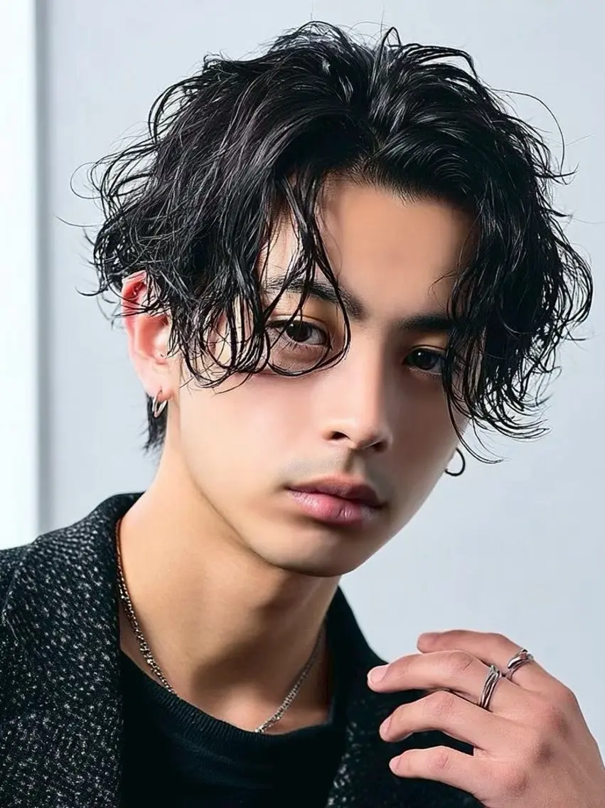 パーマ メンズ 神田 絢飛のヘアスタイル