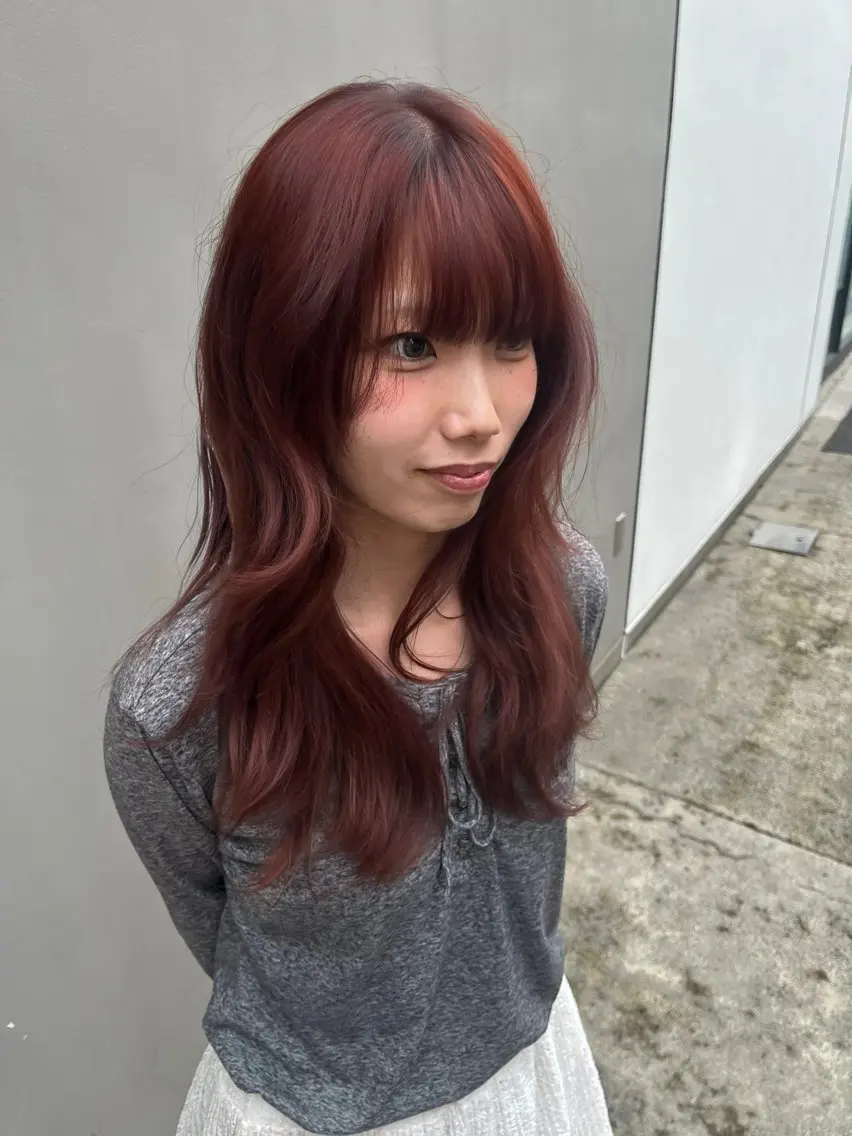 カラー ヘアカラー 角田 澪のヘアスタイル