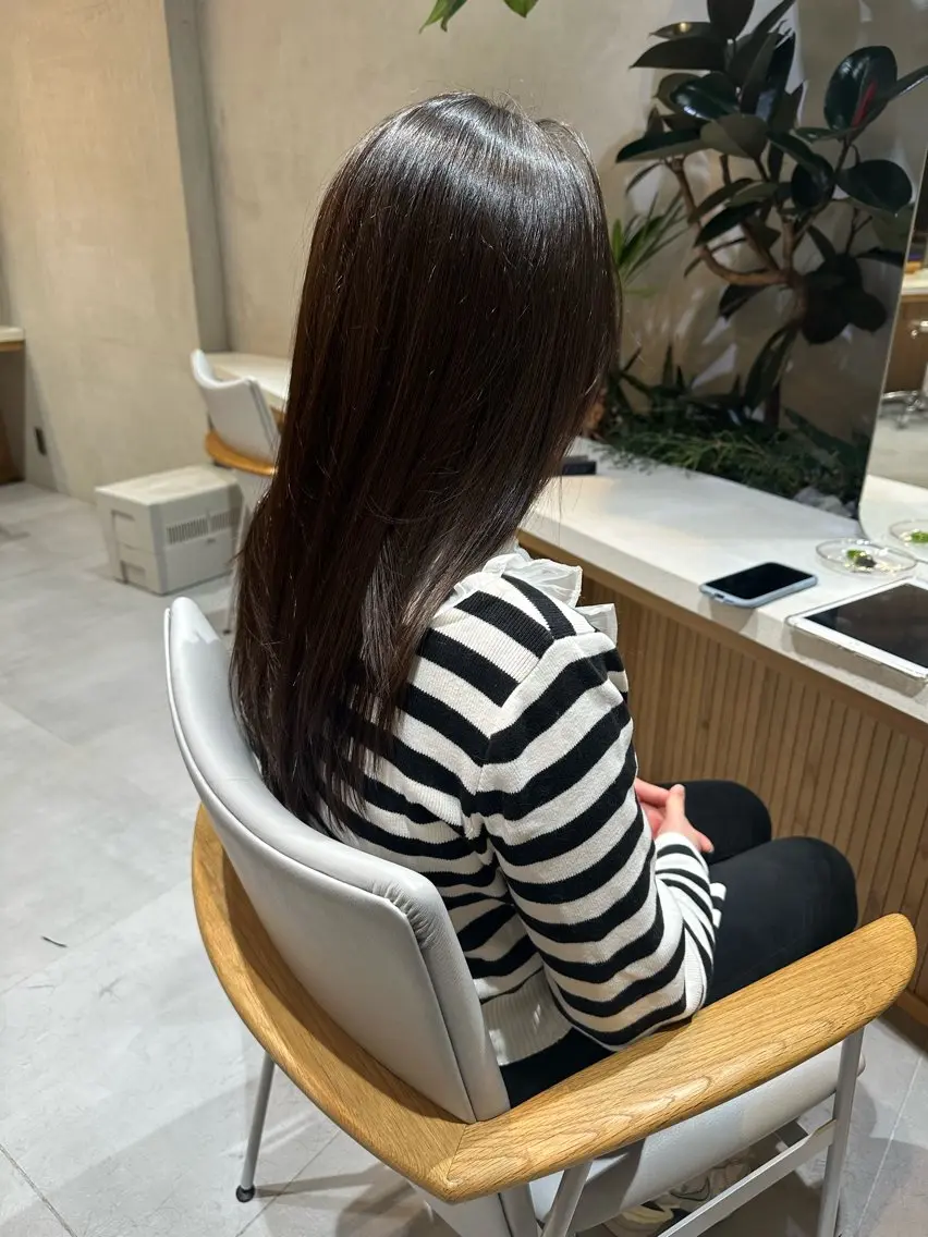 ロング レイヤーカット 和田 あおいのヘアスタイル