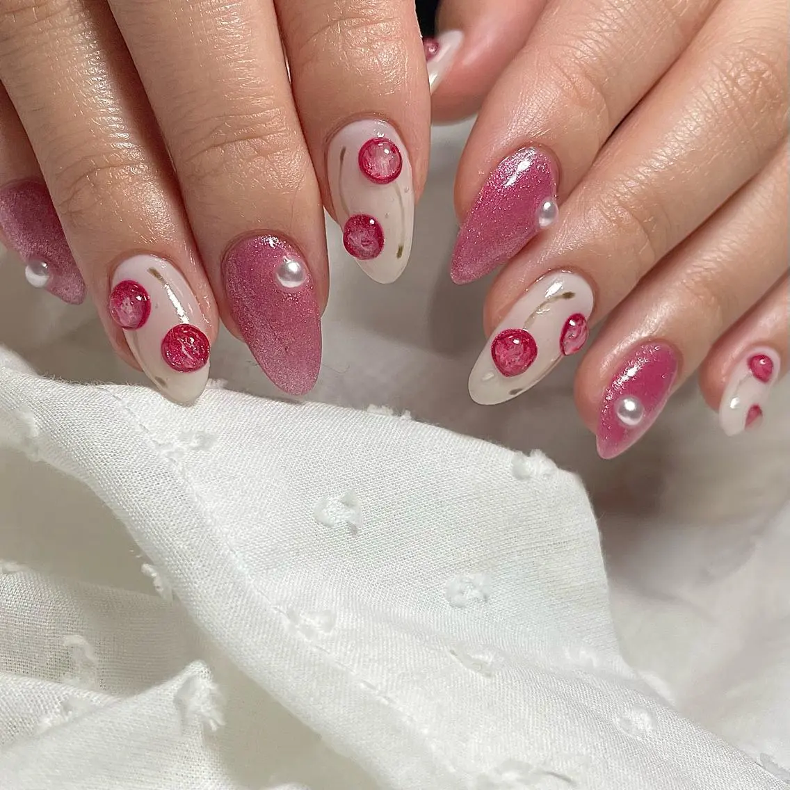 ネイル 持ち込み ハンドネイル Nailsalon BLOOM🌷 山崎のネイルデザイン