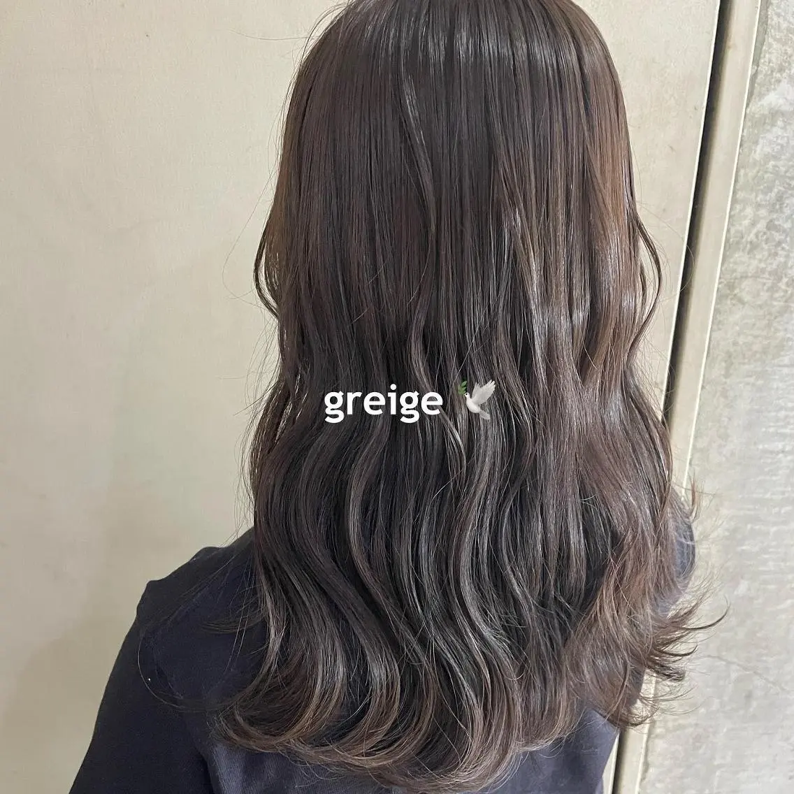 ミディアム カラー 透明感カラー グレージュ 吉村 夏椰のヘアスタイル