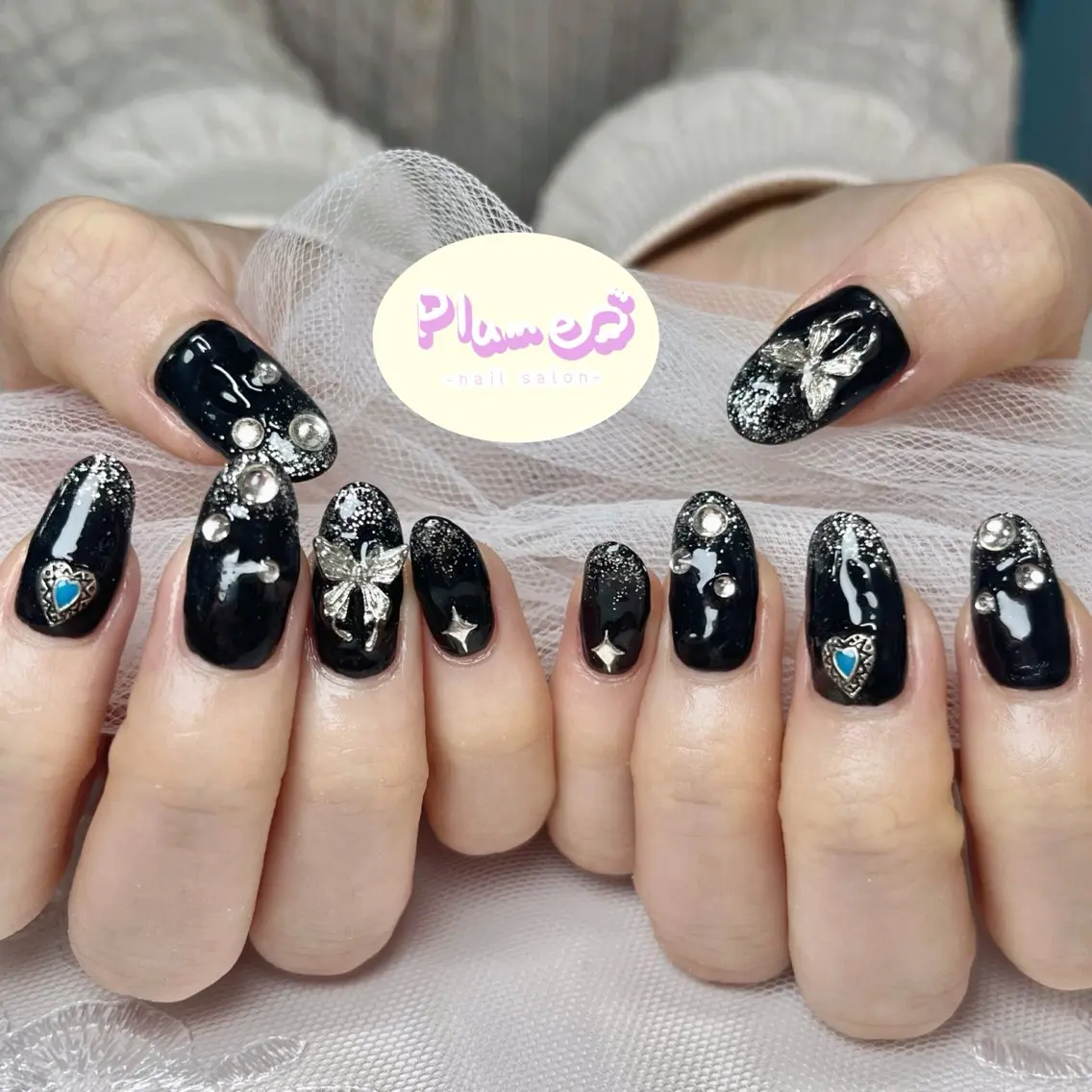 ネイル ハンドネイル plume nail ☆韓国ネイルのネイルデザイン