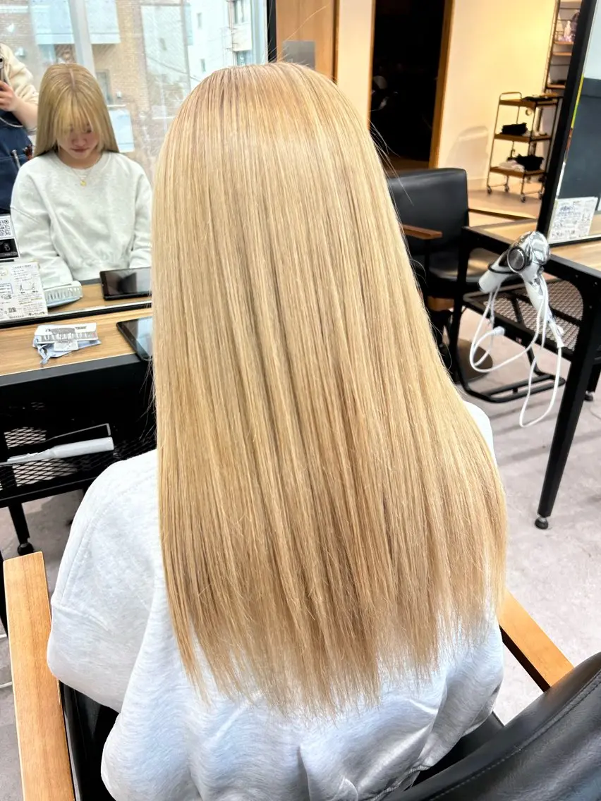 ロング カラー ヘアアレンジ カット ヘアカラー 🎀オタク美容師艶髪 カラーERINA🎀のヘアスタイル