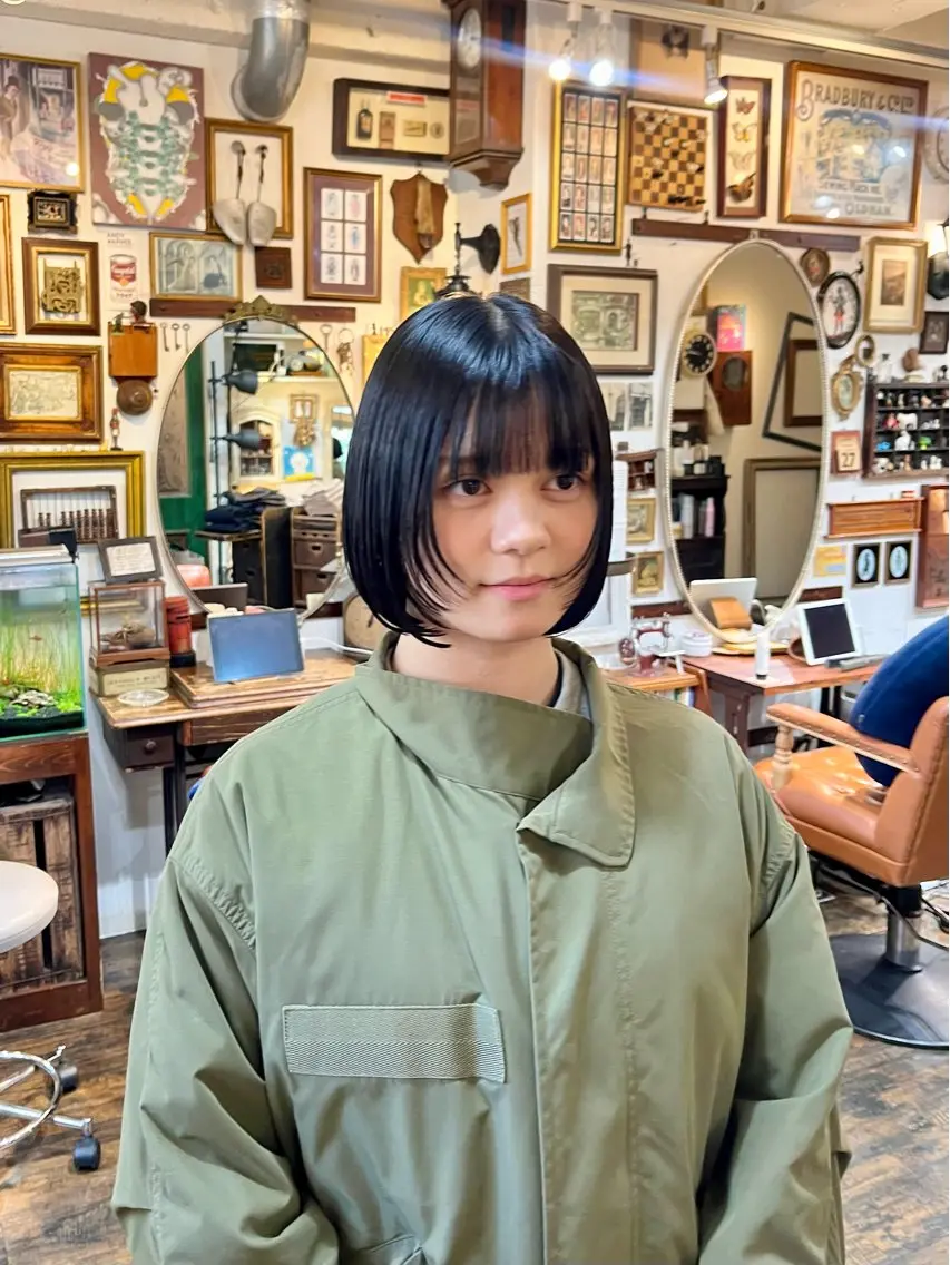 ショート カラー カット ヘアカラー トリートメント ヘッドスパ トレンドパーマ☝️ 🌱ショート/緒方椋のヘアスタイル