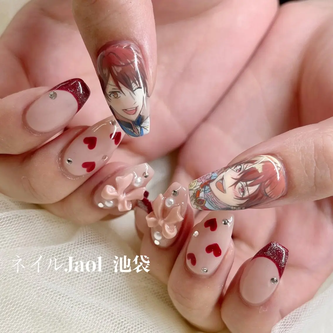 セミロング ネイルJaol 池袋のネイルデザイン