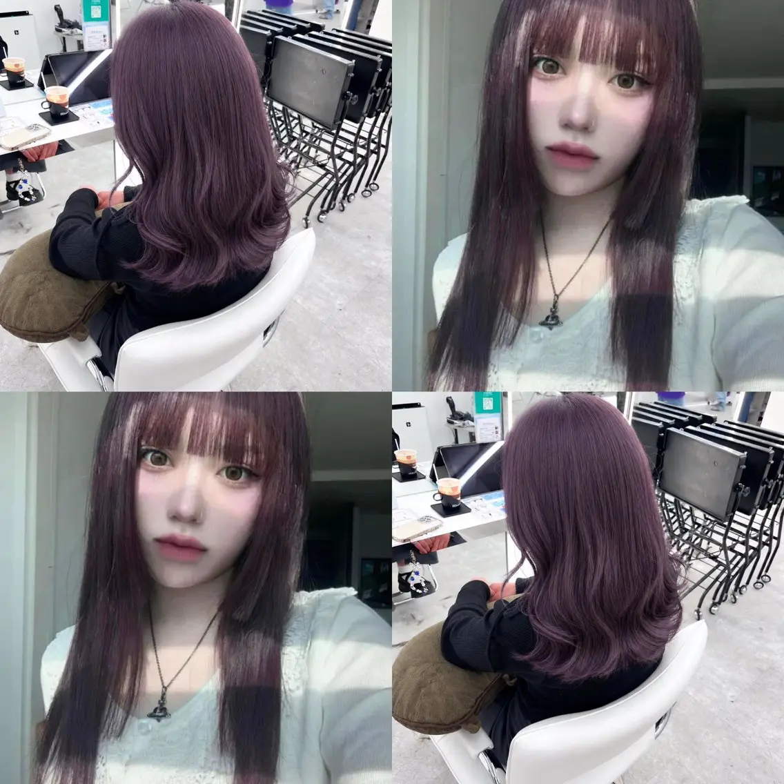 ロング カラー ハイトーン/レイヤー 🇰🇷RYUKIのヘアスタイル