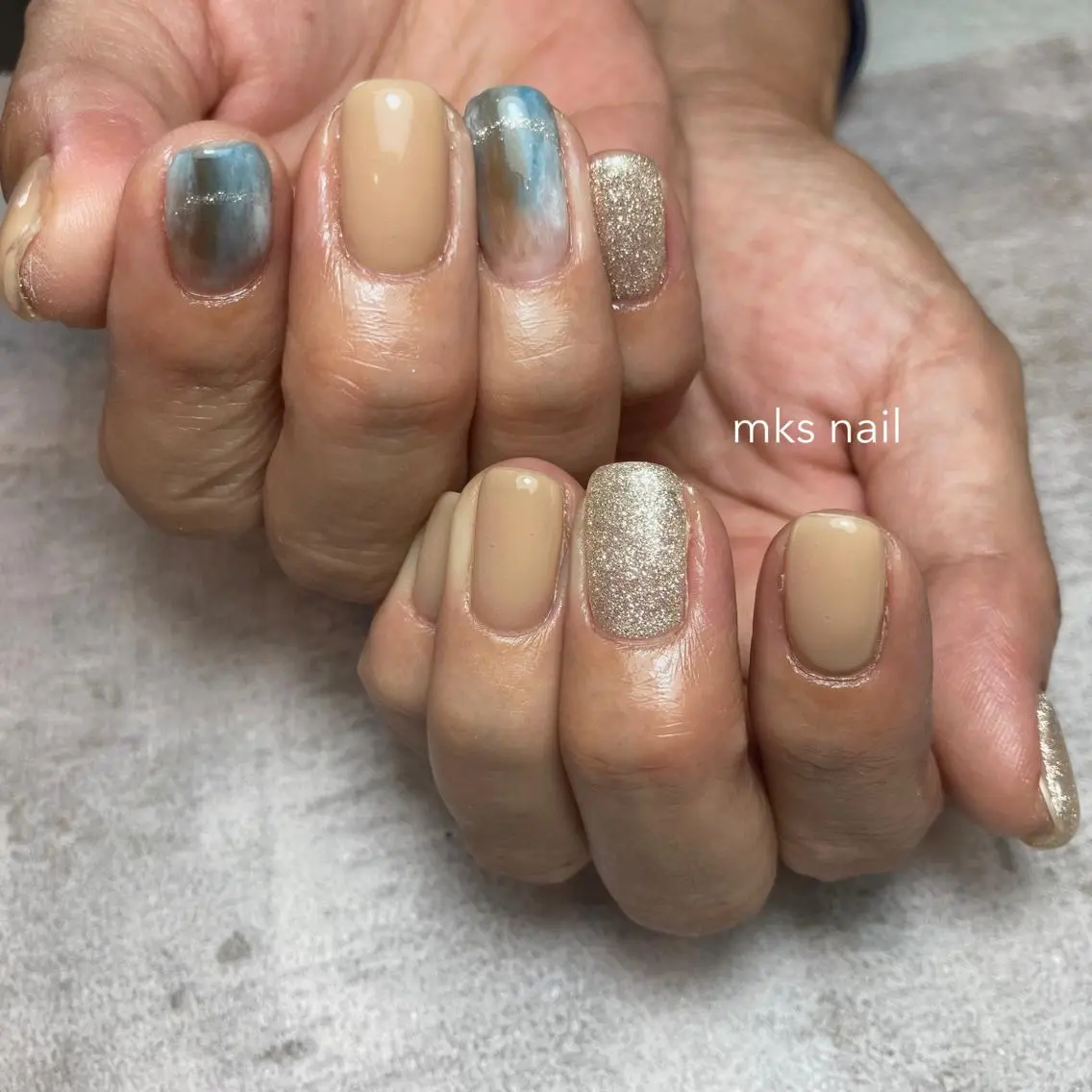 ネイル ハンドネイル mks＊nail //  枚方長尾のネイルデザイン