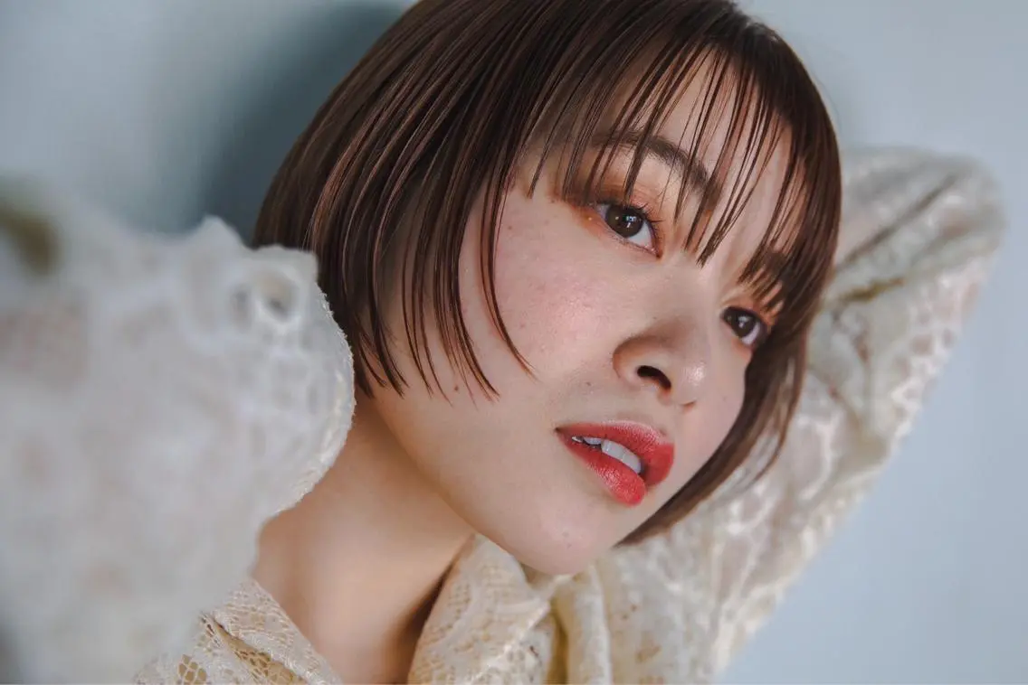 ショート カラー ヘアアレンジ バレイヤージュ ブリーチ ケアブリーチ ダブルカラー イヤリングカラー カット ヘアカラー トリートメント Luana / 公式 / 大通のヘアスタイル