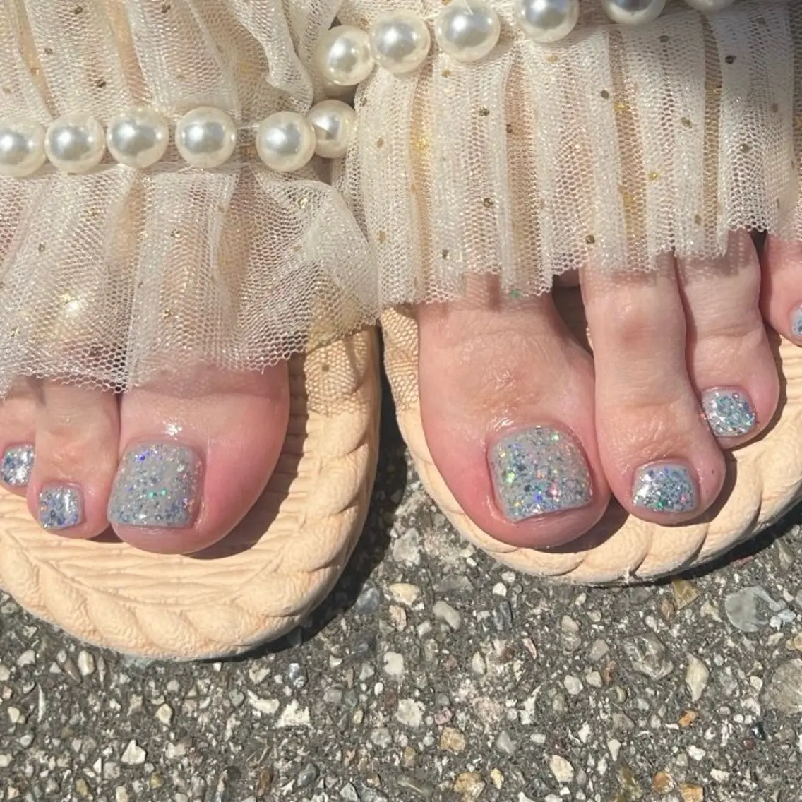 ネイル ラメ(グリッター) nails Lazosのネイルデザイン