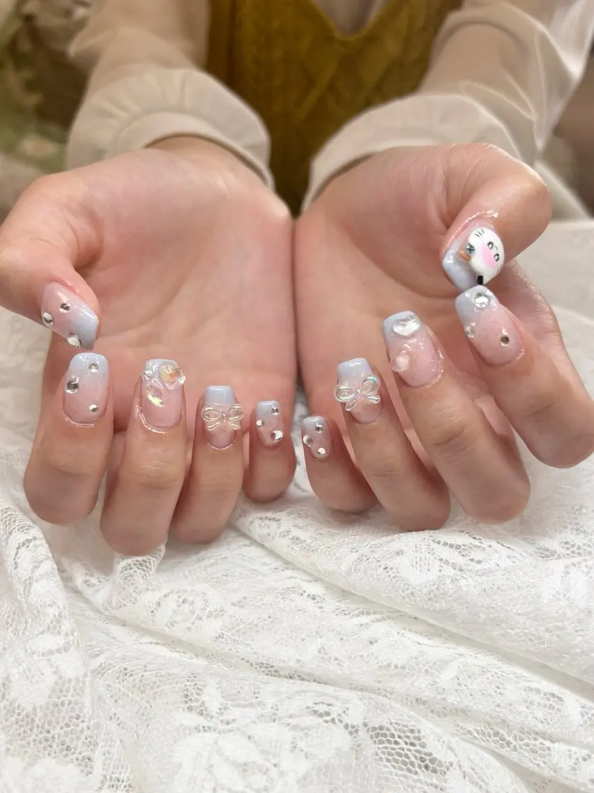 ネイル 持ち込み ハンドネイル moi nail ˙⋆.˚のネイルデザイン