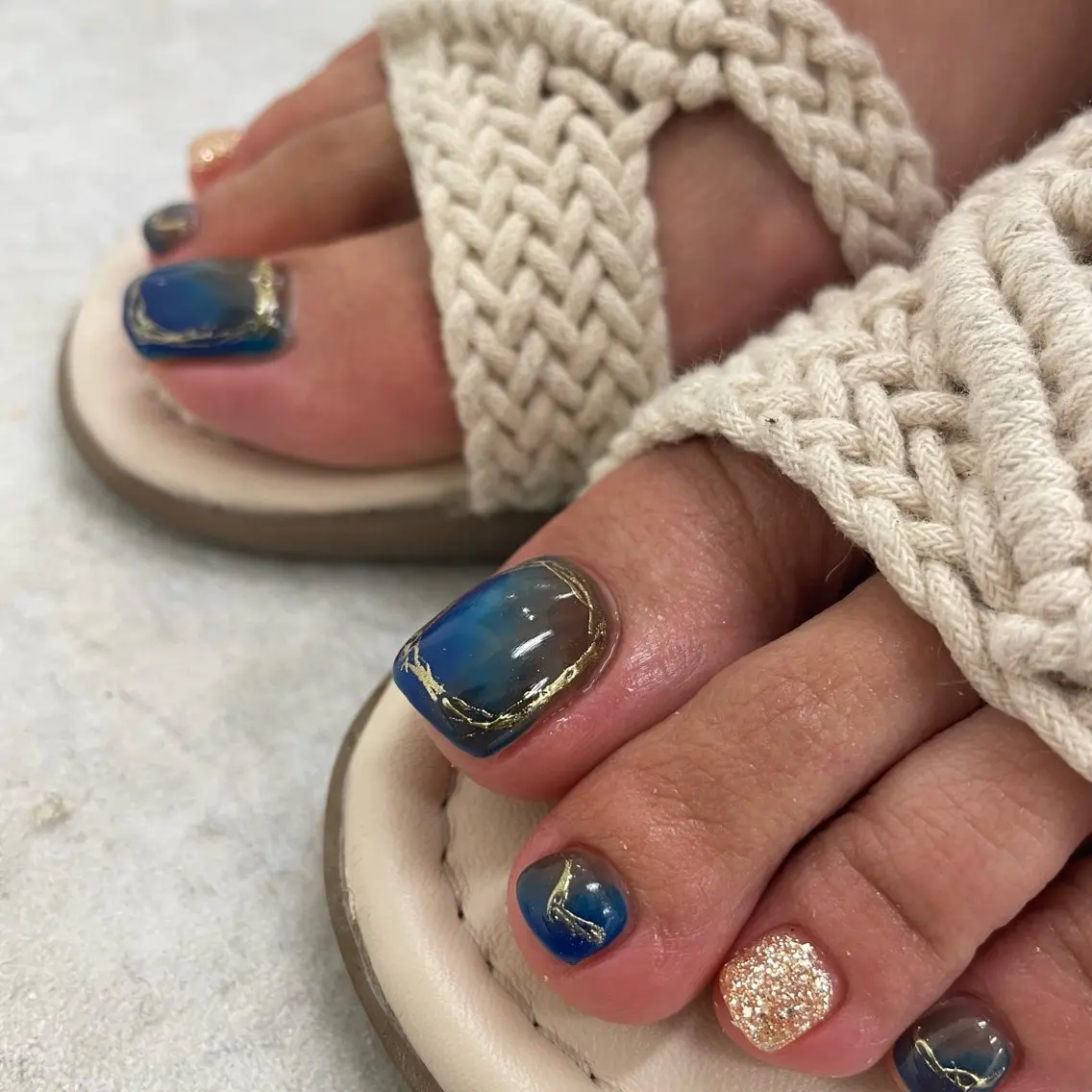 ネイル フットネイル Bianca SAITO🌺のネイルデザイン
