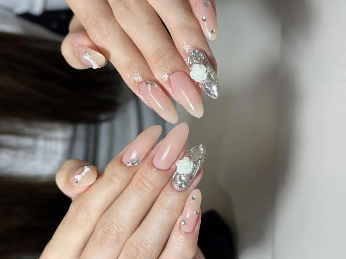 ネイル ハンドネイル ハンドケア 🍑 momo_nailのネイルデザイン