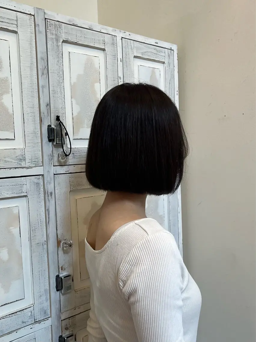 プレミアム艶カラー✨+3stepトリートメントの写真