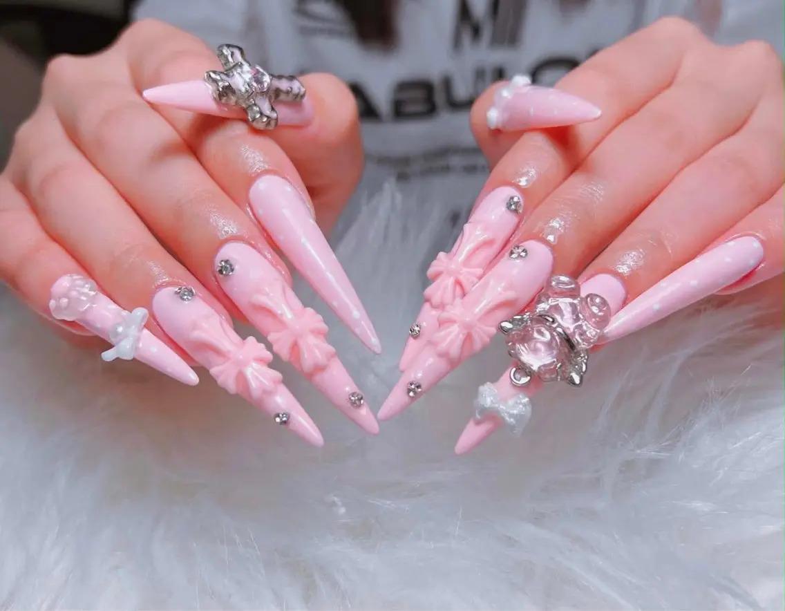 ネイル アートネイル フレンチネイル ジェルネイル 韓国ネイル マグネットネイル ハンドネイル Lenie Nail Okuboのネイルデザイン
