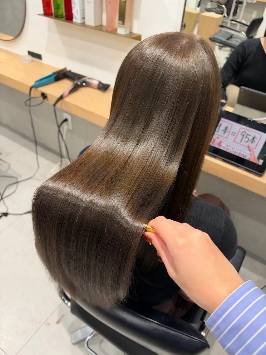 カラー ヘアカラー トリートメント 福岡美髪矯正 /Rinonのヘアスタイル