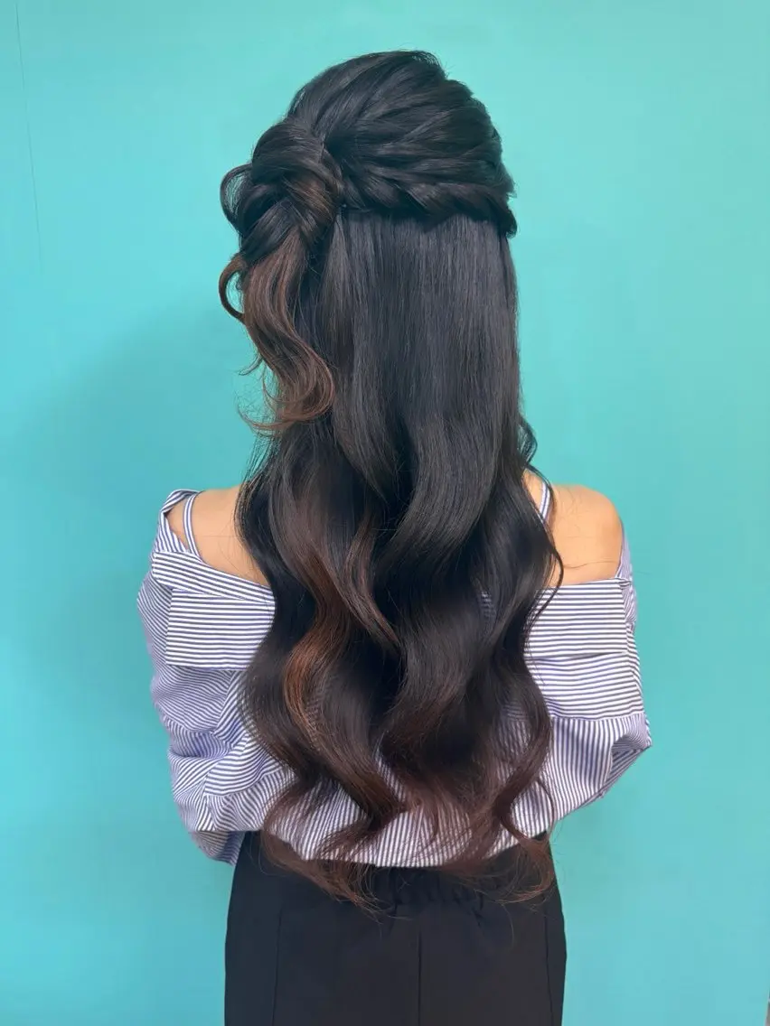 ロング ヘアアレンジ 新宿｜ヘアセット専門 ｜aira*｡ﾟのヘアスタイル
