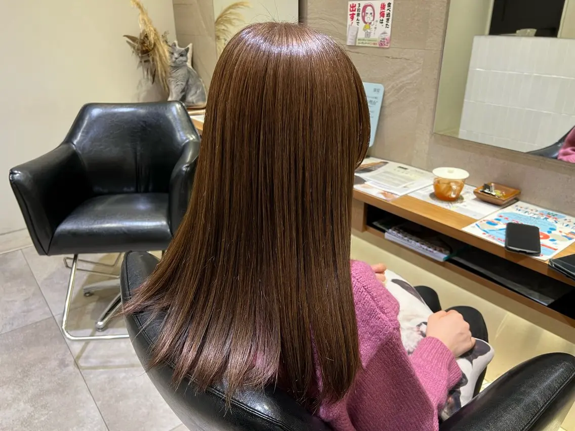 🌿ご新規様限定🌿⭐️人気No.1⭐️カット＋カラー＋濃厚トリートメントの写真