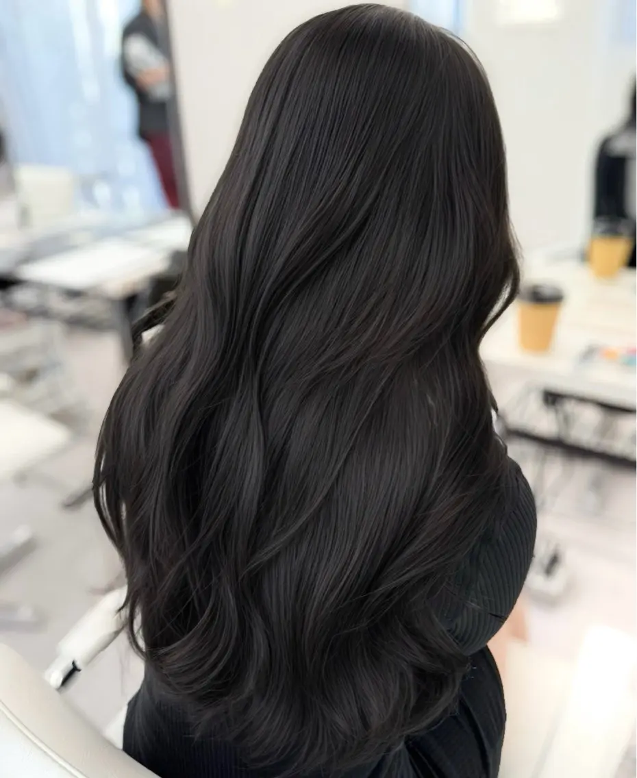 ロング カラー アッシュ アッシュグレー アッシュグレージュ ベージュカラー 透明感カラー カット ヘアカラー トリートメント 韓国ヘア🇰🇷× 髪質改善🫧テルのヘアスタイル