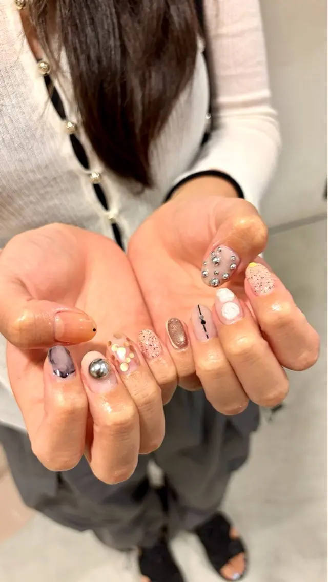 ネイル ハンドネイル ハンドケア Hi,nail minaのネイルデザイン