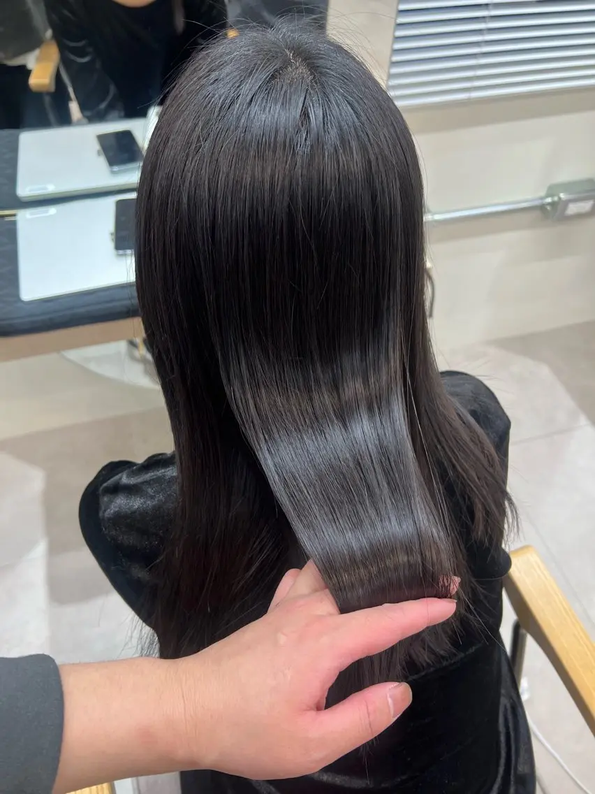 セミロング 髪質改善 トリートメント メンズ レイヤー ウルフ 弓木啓輔のヘアスタイル