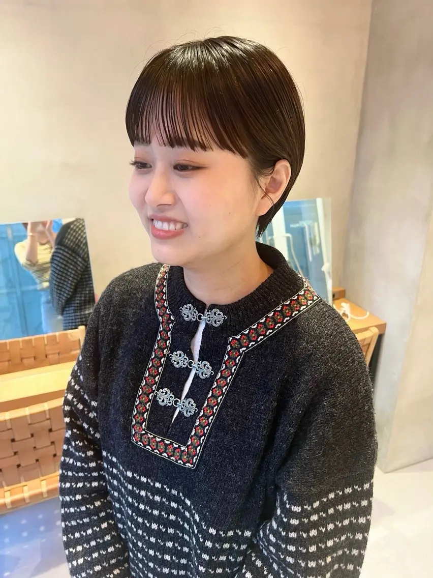 ショート 三浦 れいやのヘアスタイル
