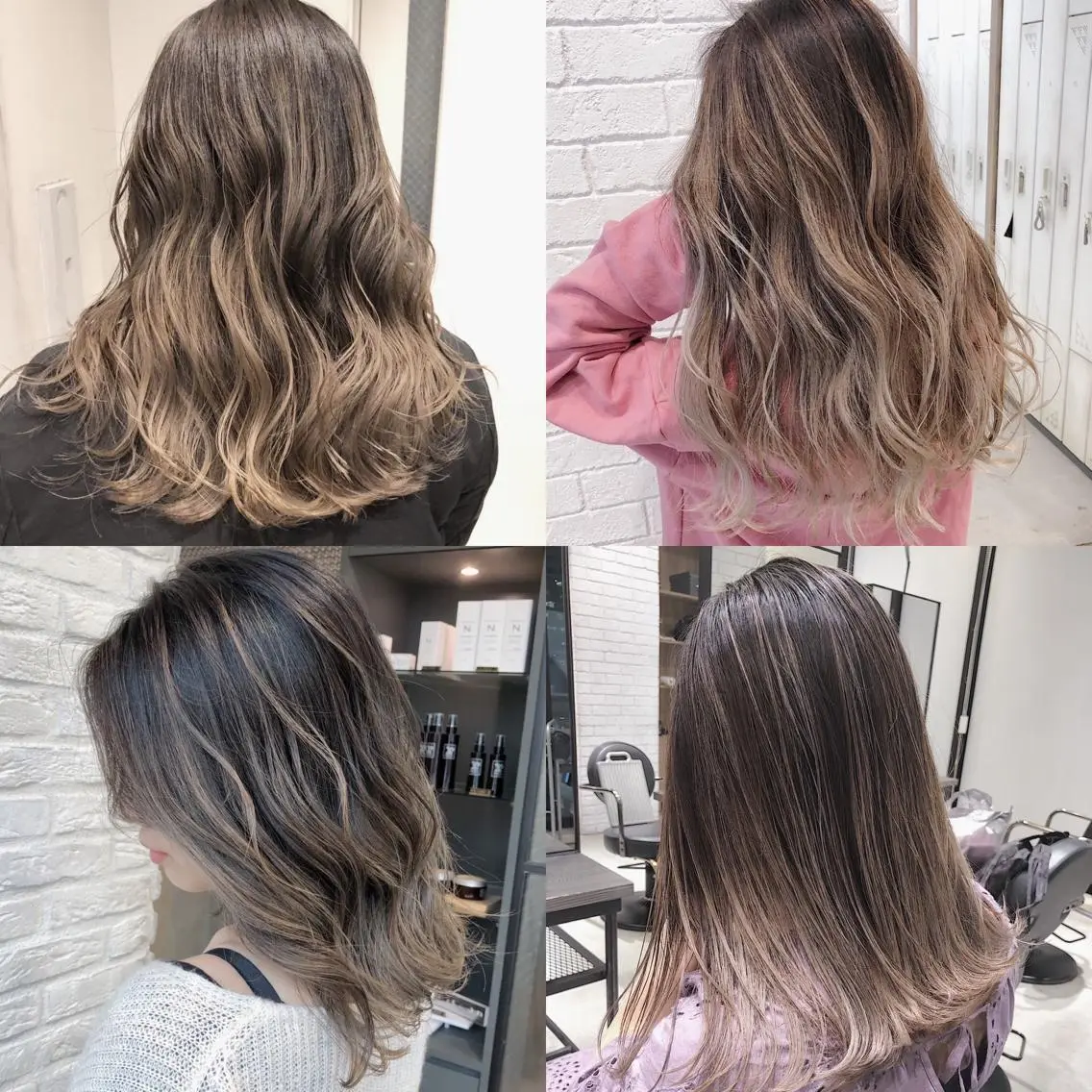 ミディアム カラー 外国人風カラー ノンダメージ髪質改善 カラー💎/KURAのヘアスタイル