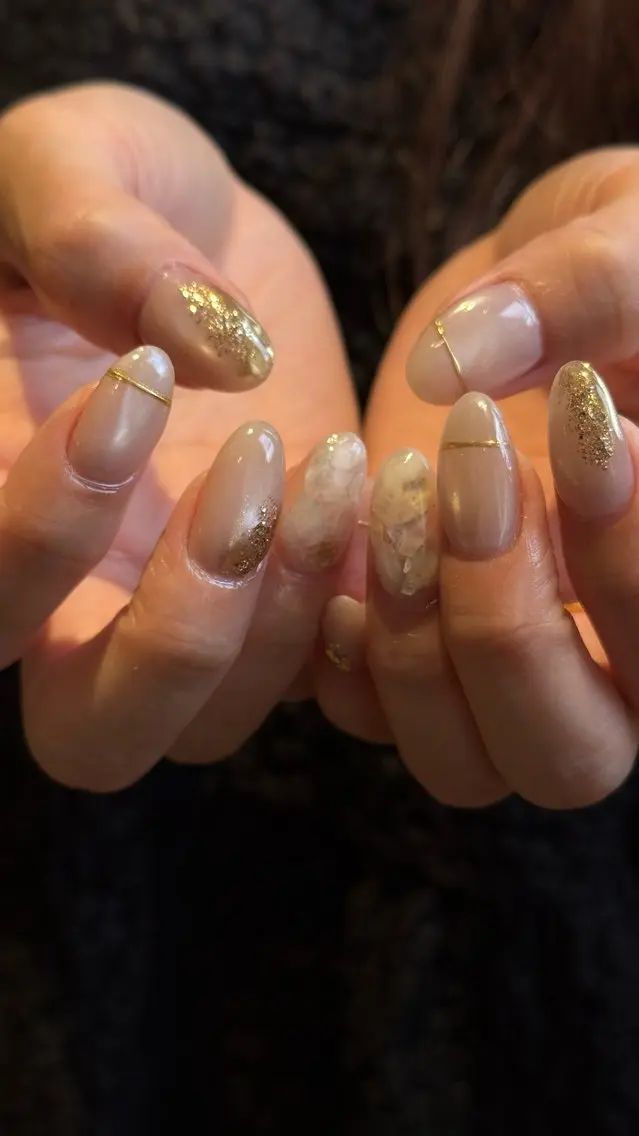 ネイル ニュアンスネイル Nail Salon Luanaのネイルデザイン