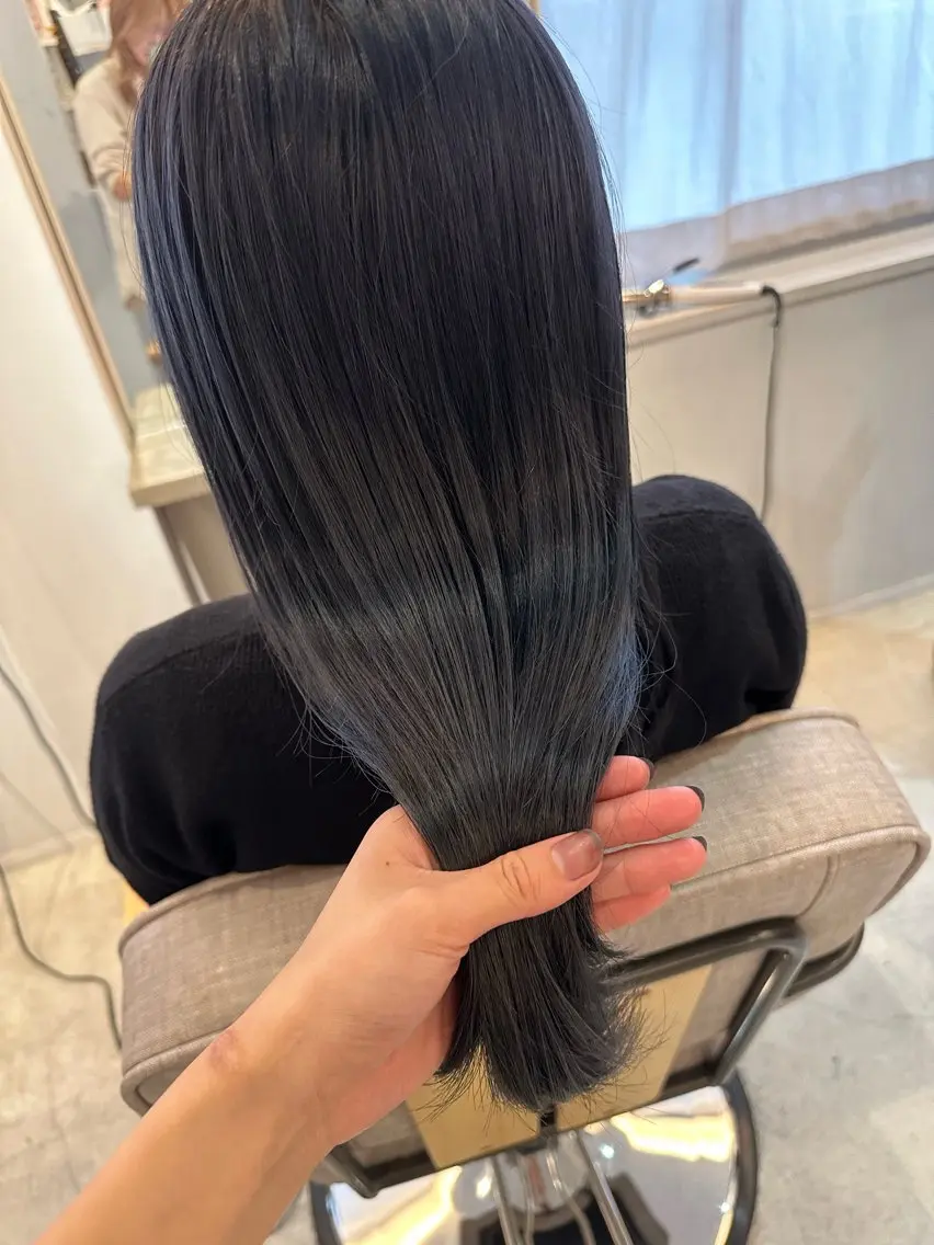 ロング ヘアカラー トリートメント 美髪✨艶髪✨髪質改善 カラー特化❕亀島のヘアスタイル