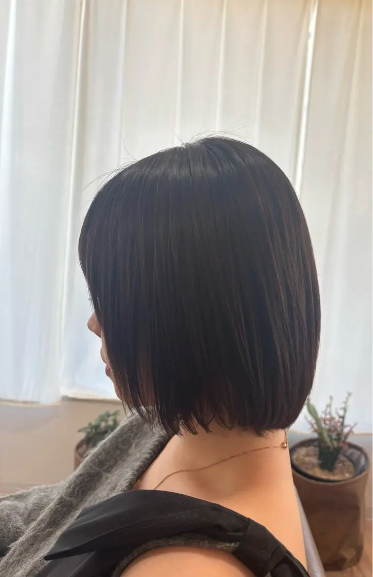 ショート ボブ 小村 悠花のヘアスタイル