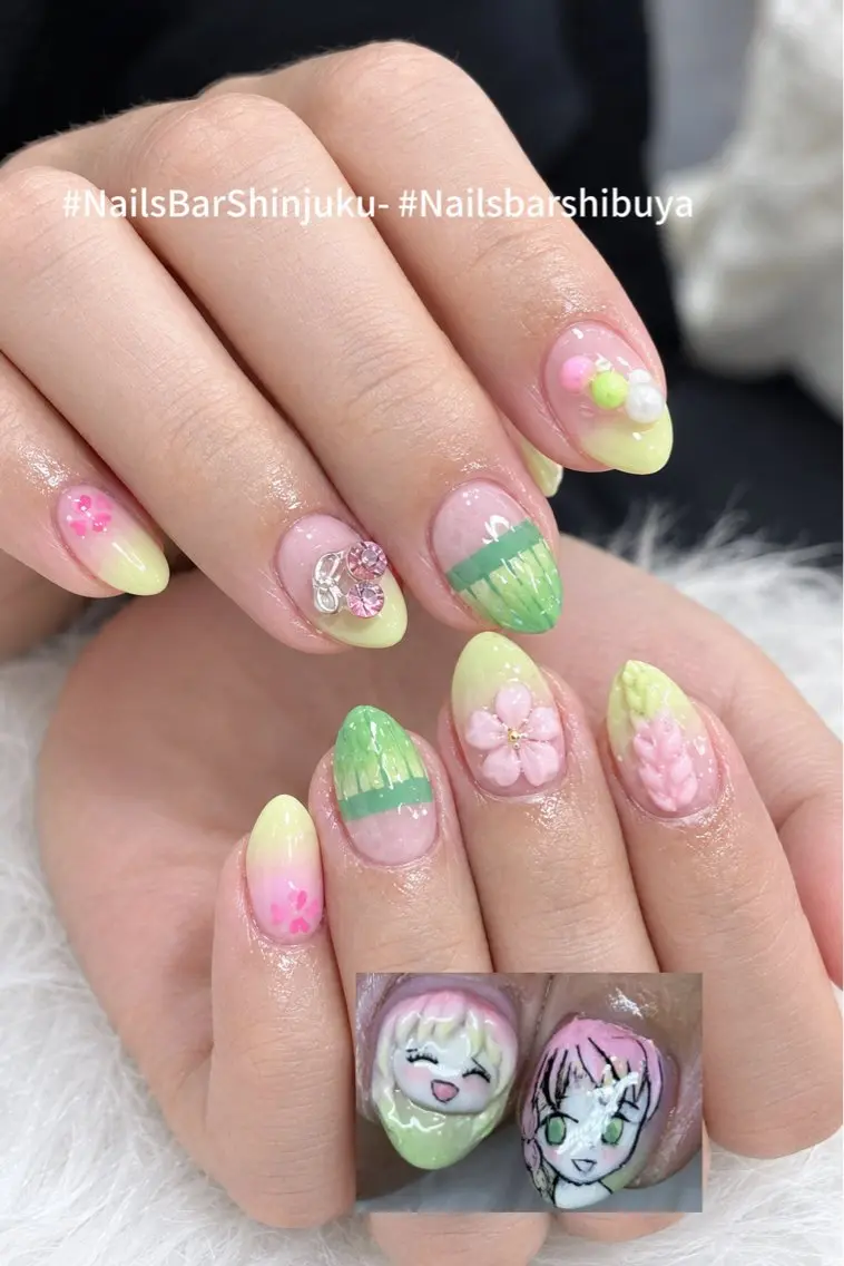 ネイル フラッシュネイル フレンチネイル ジェルネイル ガラスフレンチ 氷ネイル・うるうるネイル NAILS BAR SHINJUKUのネイルデザイン