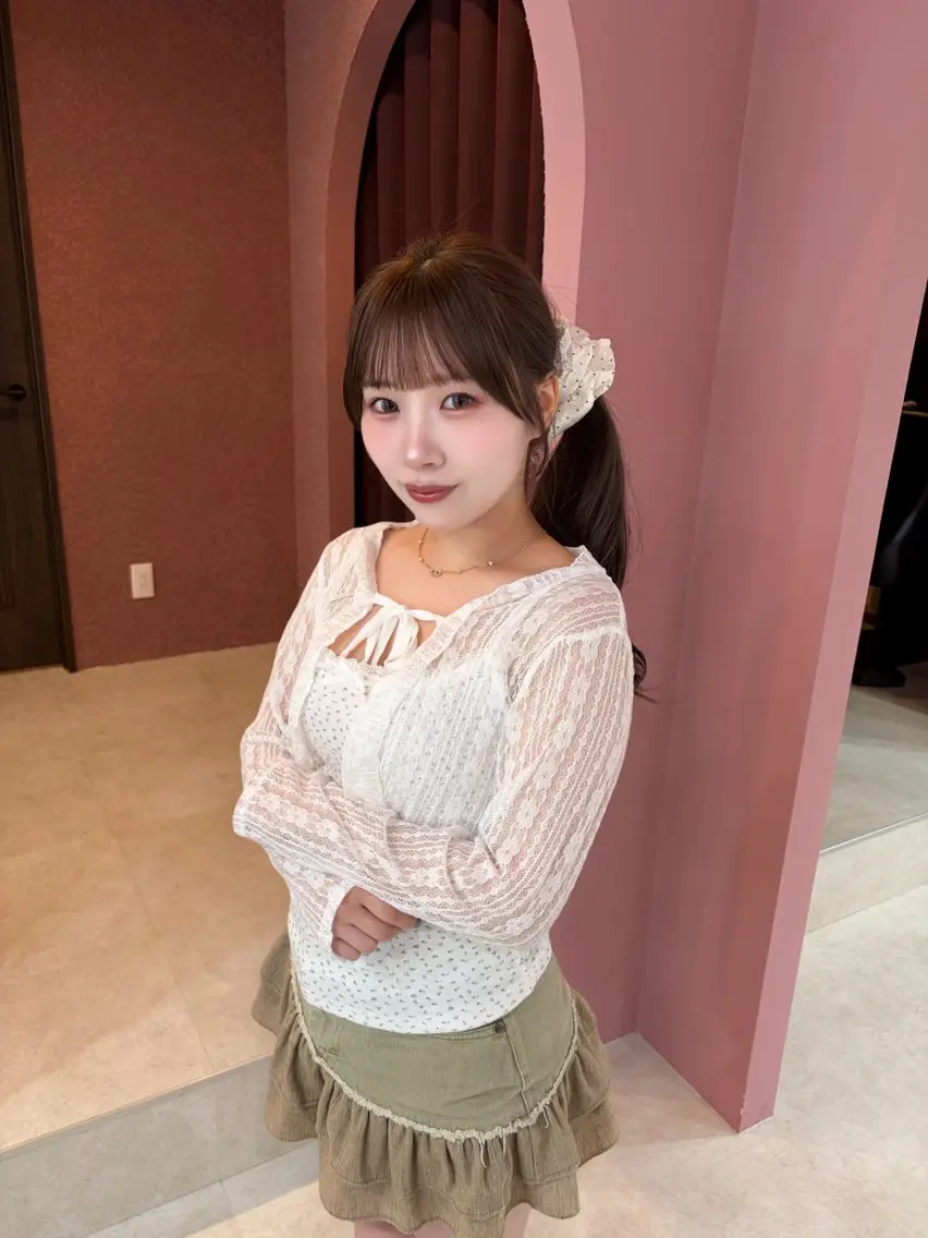 セミロング 韓国風ヘア レイヤーカット 木串 楽人のヘアスタイル