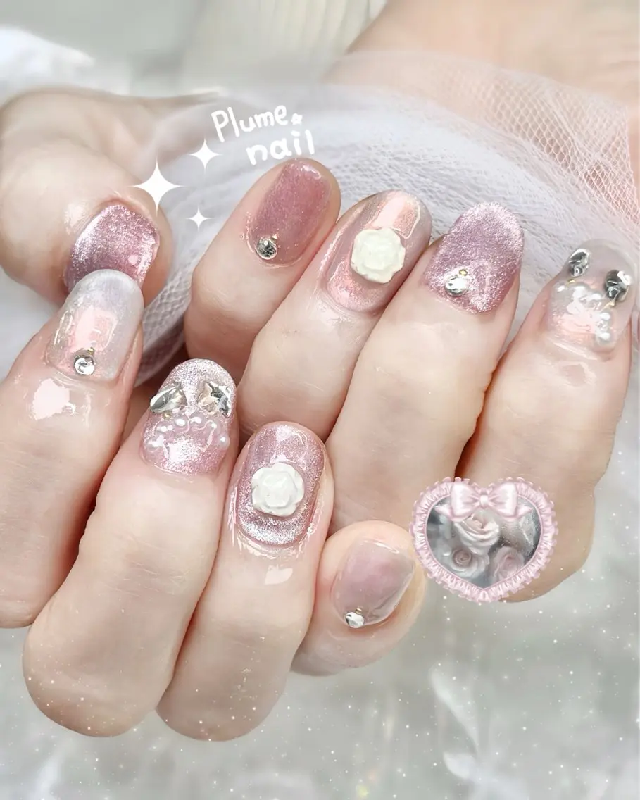 ネイル ハンドネイル plume nail ☆韓国ネイルのネイルデザイン