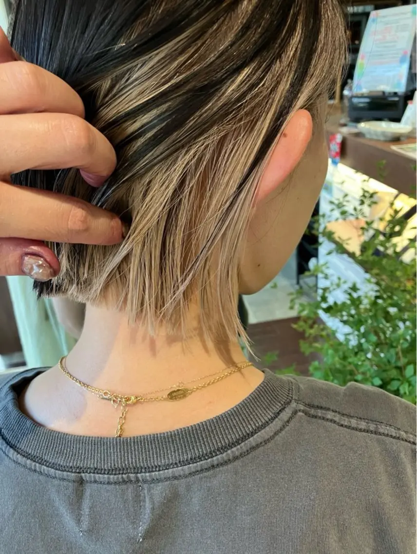 ミディアム カラー インナーカラー カット ヘアカラー 🎀Kubu🍀 Natsumu🎀のヘアスタイル