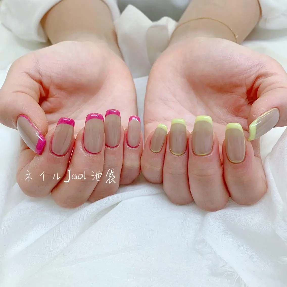 セミロング ネイルJaol 池袋のネイルデザイン