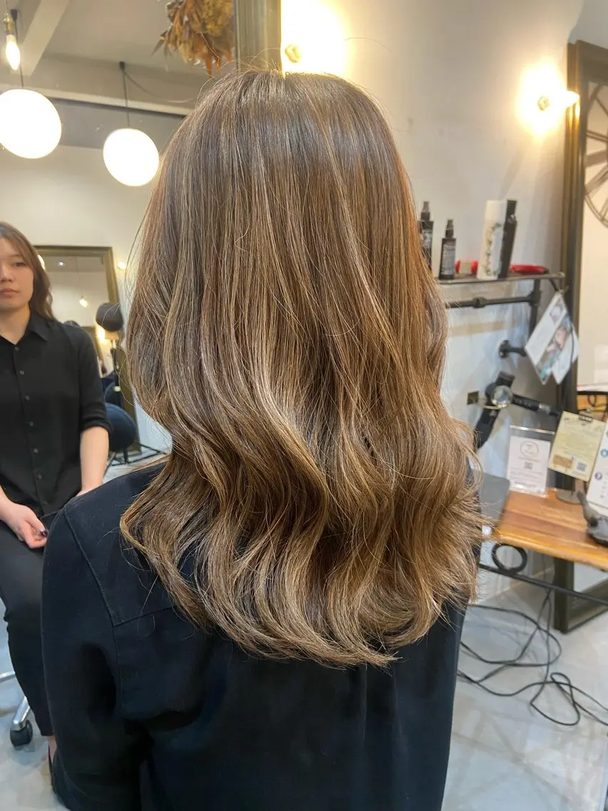 ロング ヘアアレンジ 韓国風ヘア ホシヤ ナオのヘアスタイル