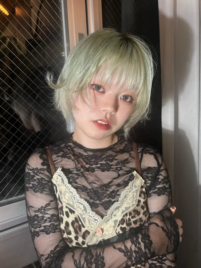 ショート カラー 瑠莉🪩 薬院/天神南/今泉のヘアスタイル
