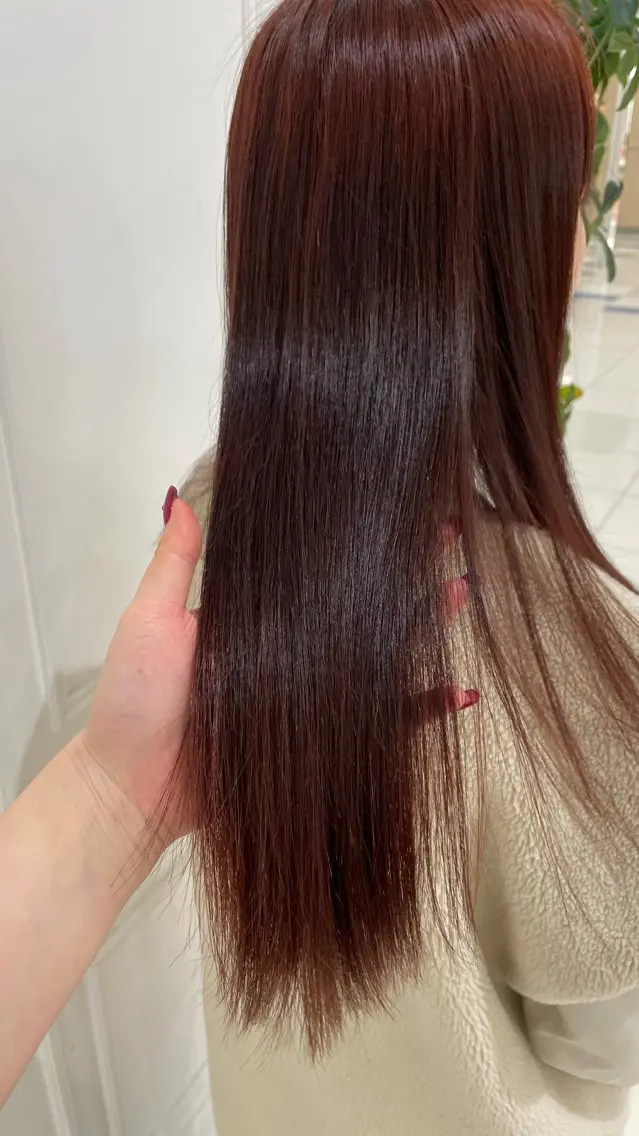 ロング カット ヘアカラー トリートメント 大久保 雪乃🌛のヘアスタイル