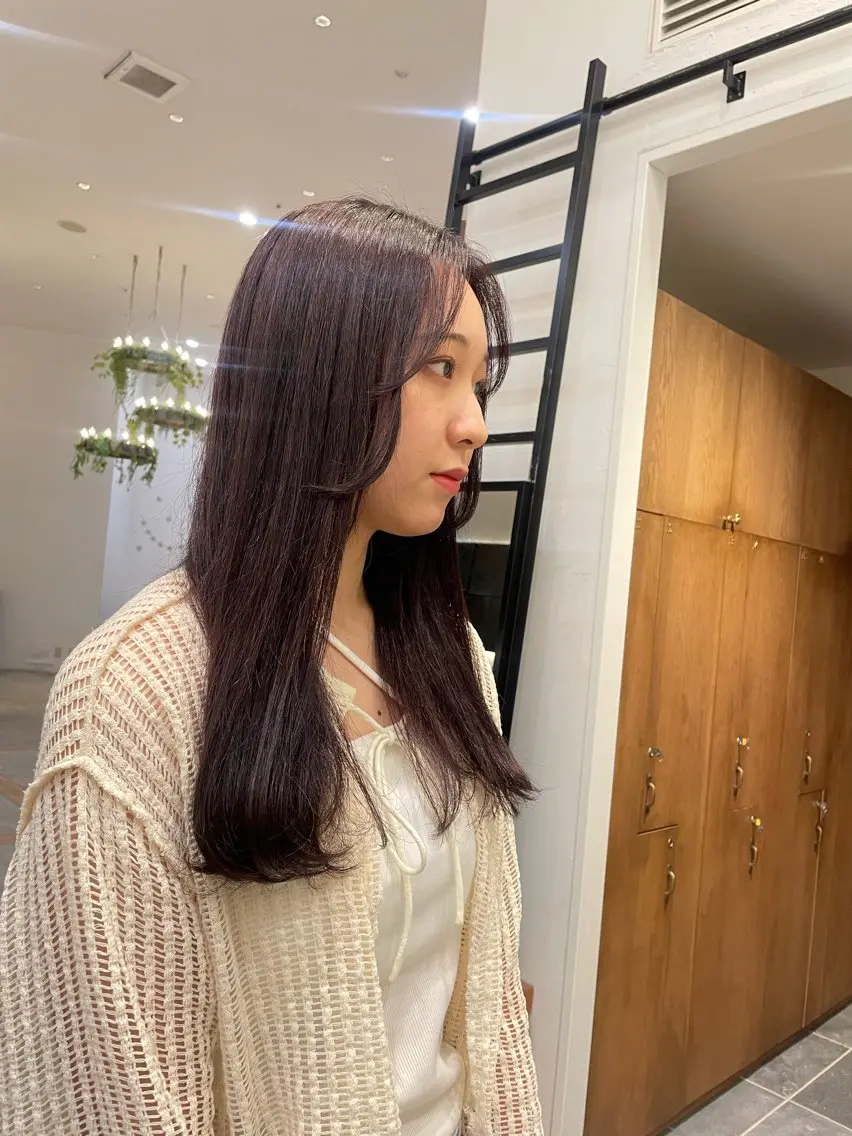 カラー ラベンダーカラー 🍒ばばみさき/ マンツーマン施術🍒のヘアスタイル
