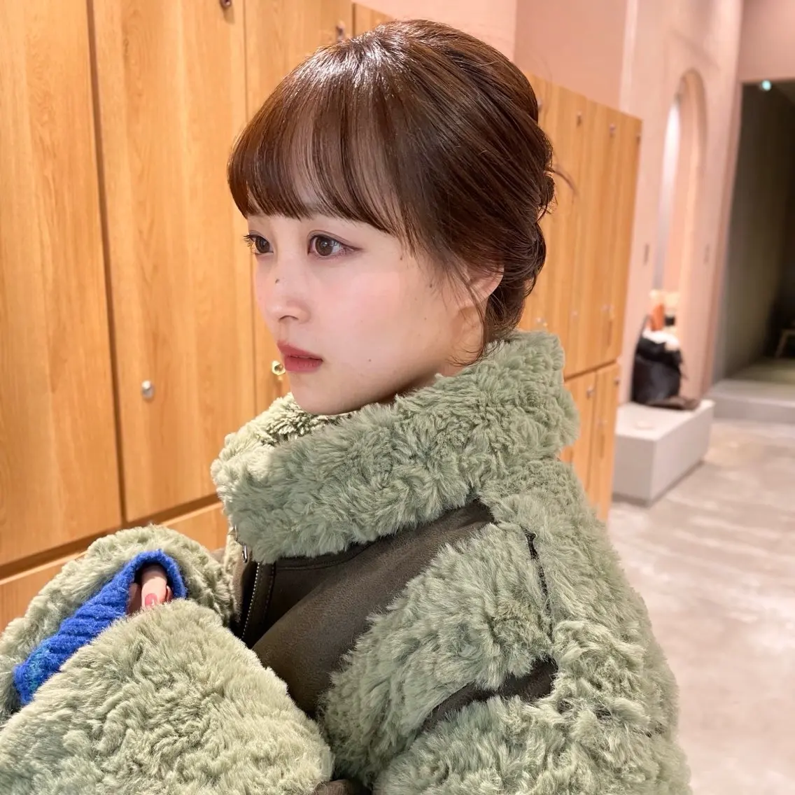 ミディアム カラー カット ヘアカラー トリートメント ボブ/縮毛矯正/ 透明感カラー/ゆきなのヘアスタイル