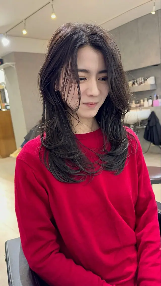 ロング 平 一裕のヘアスタイル
