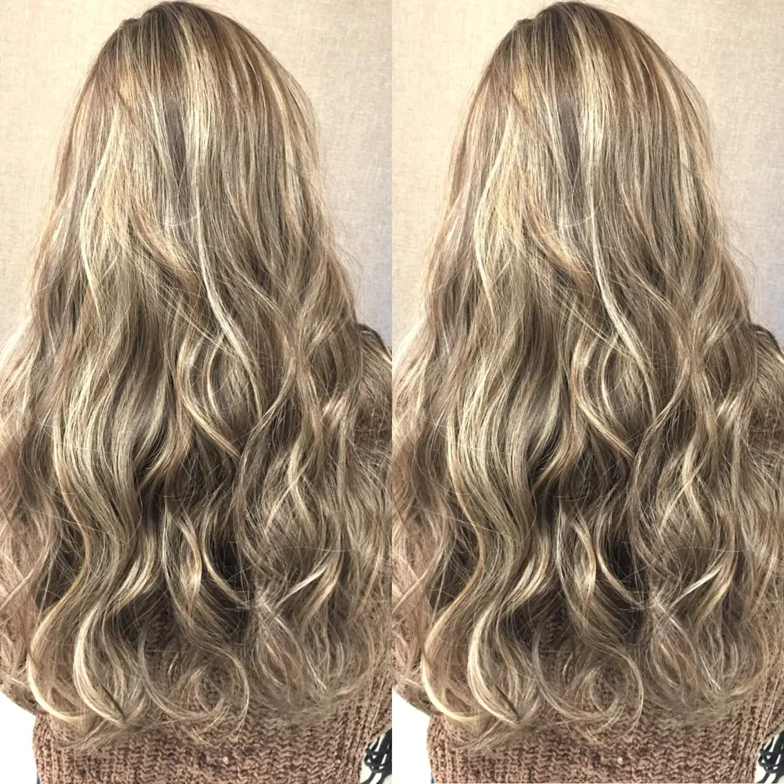 ロング カラー ベージュカラー ハイライトカラー 3Dハイライト ハイライト ヘアカラー トリートメント 井上 一平のヘアスタイル