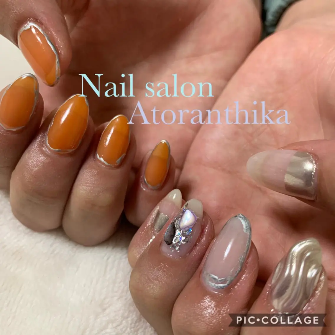 ネイル ニュアンスネイル ハンドネイル Nail salon ✩ アトランティカのネイルデザイン