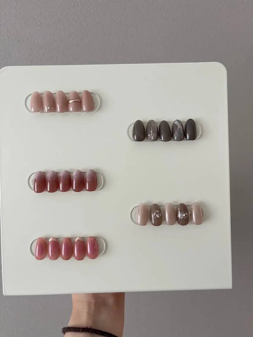 ネイル ハンドネイル nail salon 紬のネイルデザイン