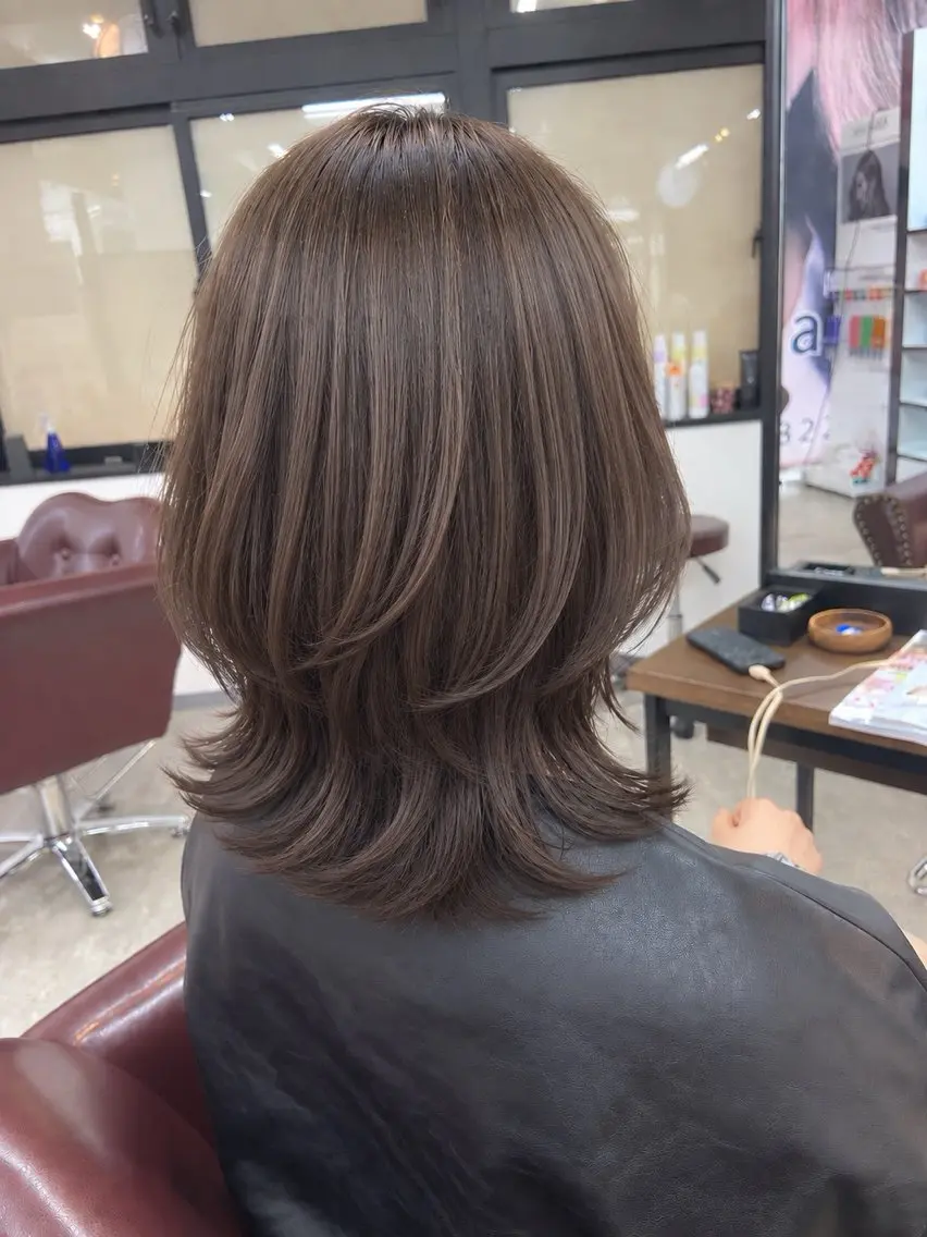 ミディアム 🌿佐山 絵梨佳🌿 Recharme新保のヘアスタイル