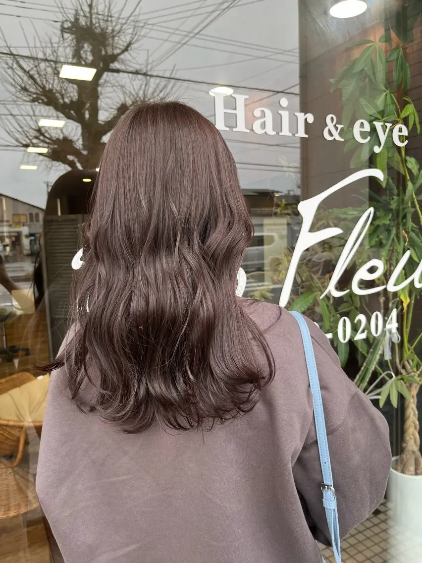 セミロング 立野 希沙のヘアスタイル