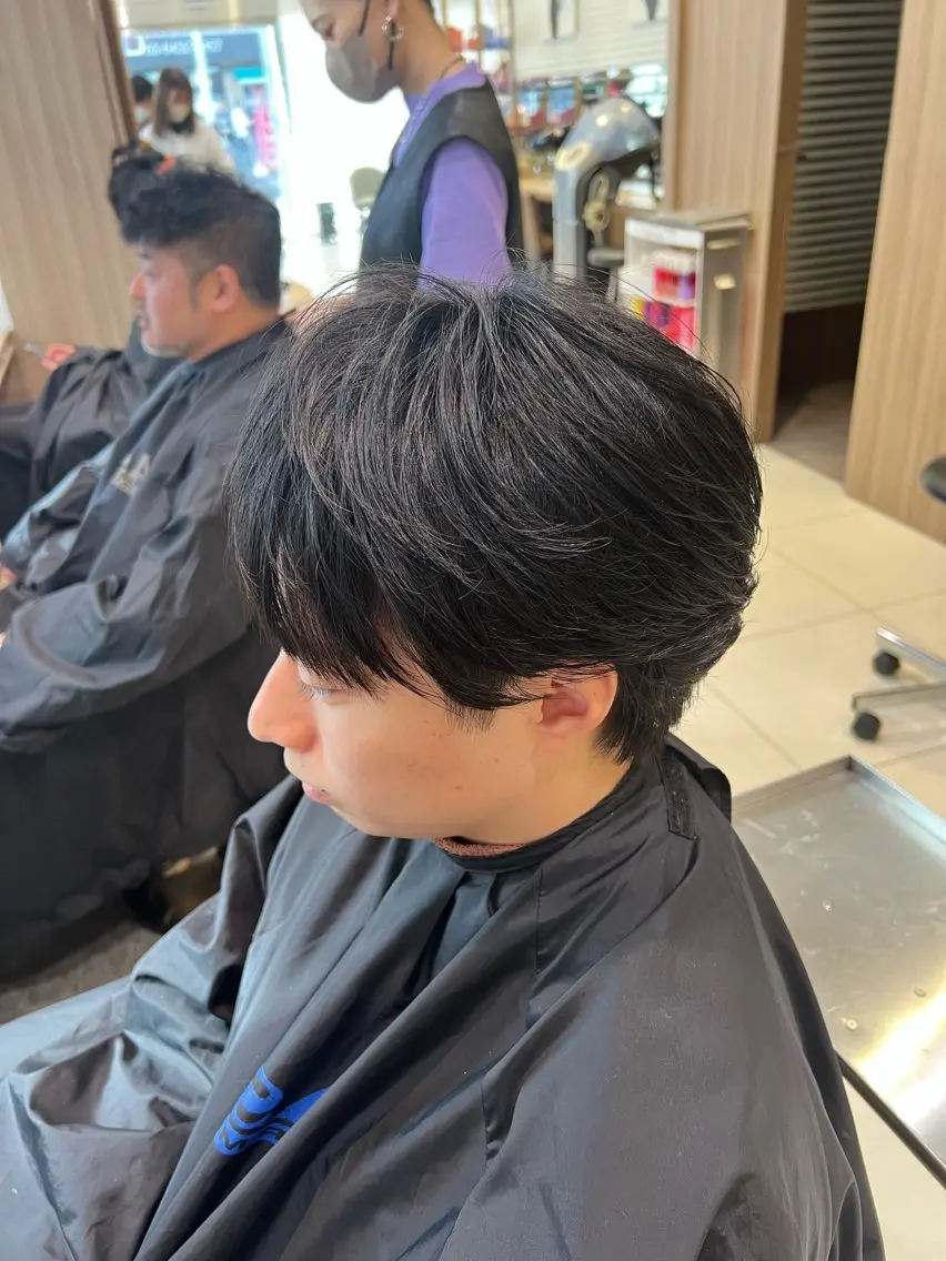 ショート パーマ メンズ カット パーマ SENA 再現性 パーマと縮毛矯正のヘアスタイル